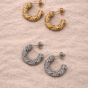 Twist Pavé Hoop Pierce