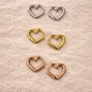 Modern Heart Hoop Pierce