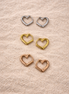 Modern Heart Hoop Pierce