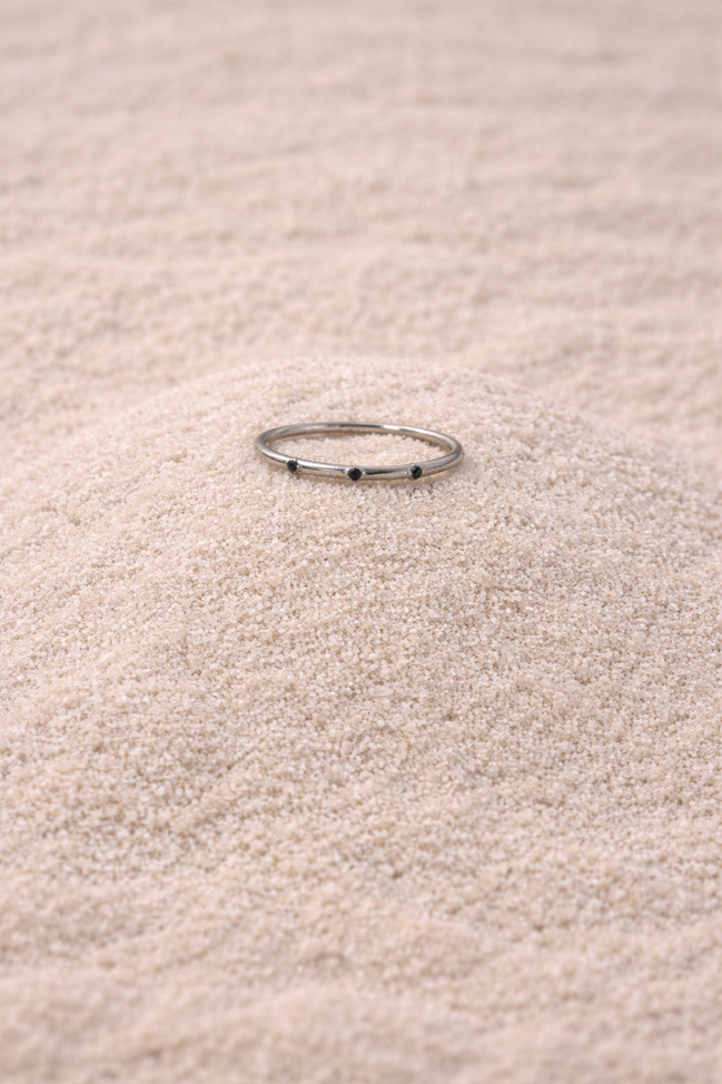 Midnight Dot Ring