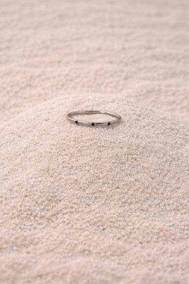 Midnight Dot Ring