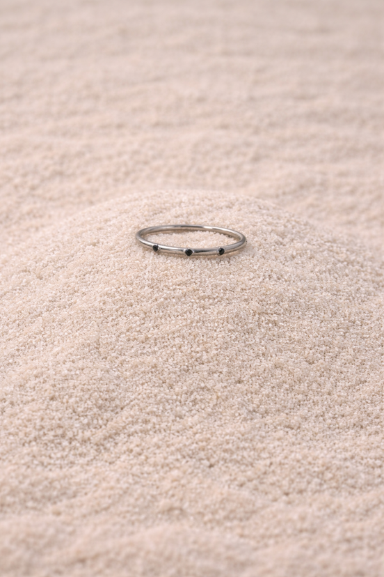 Midnight Dot Ring