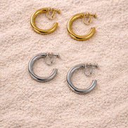 Heavy Glow Curve Earring