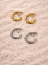 Heavy Glow Curve Earring