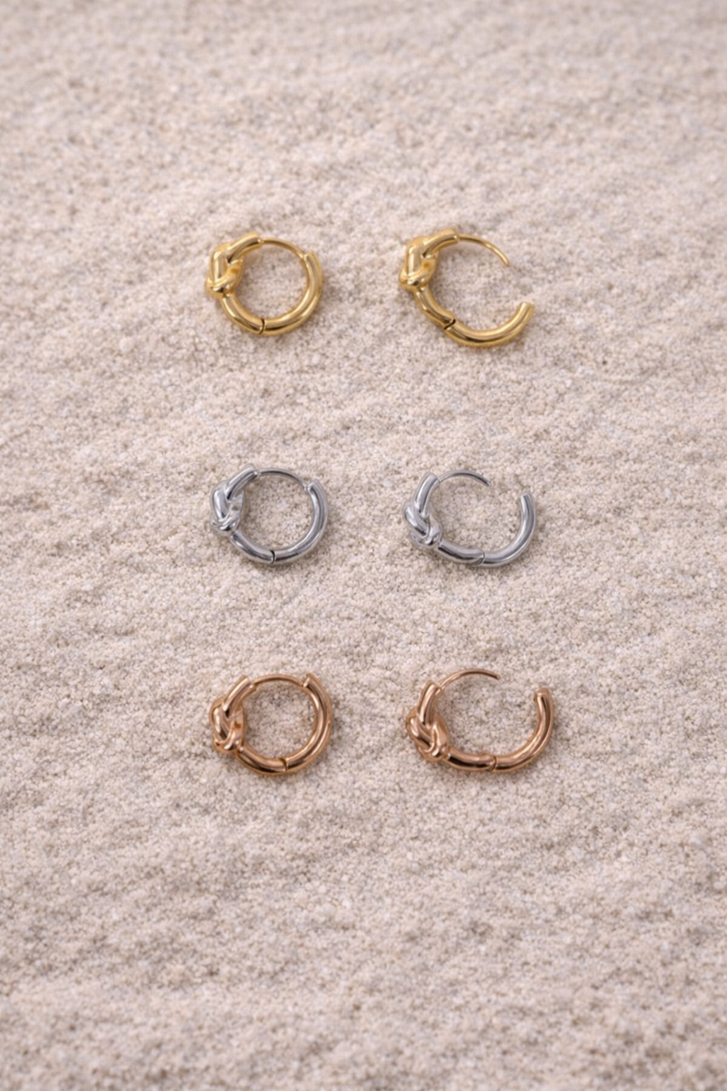 Knot Hoop Pierce