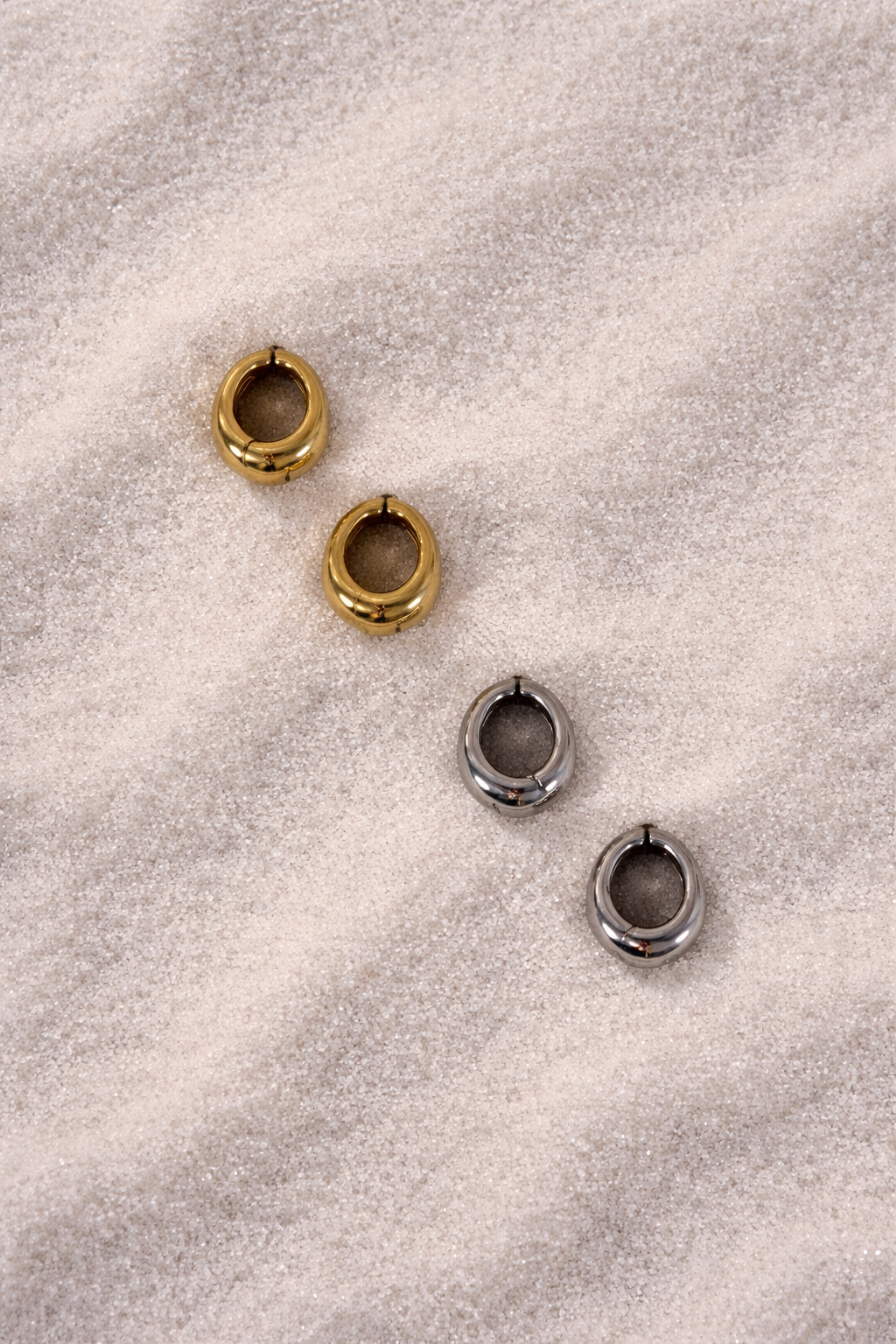 Honey Puff Clip Earring