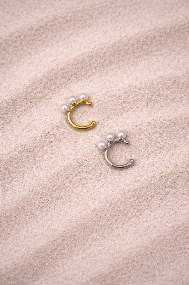 Milky Pearl Ear Cuff