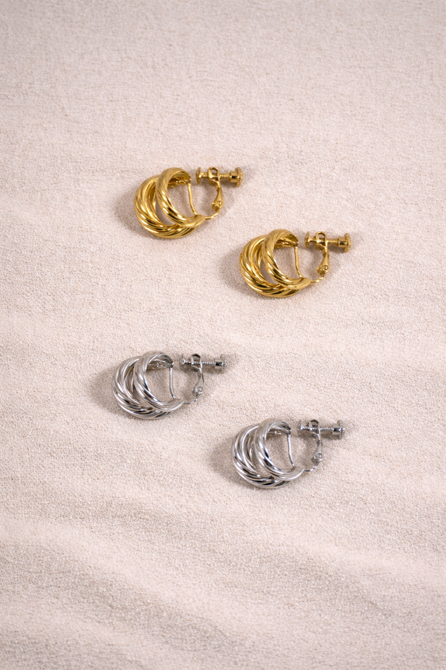 Flow Hoops Earring