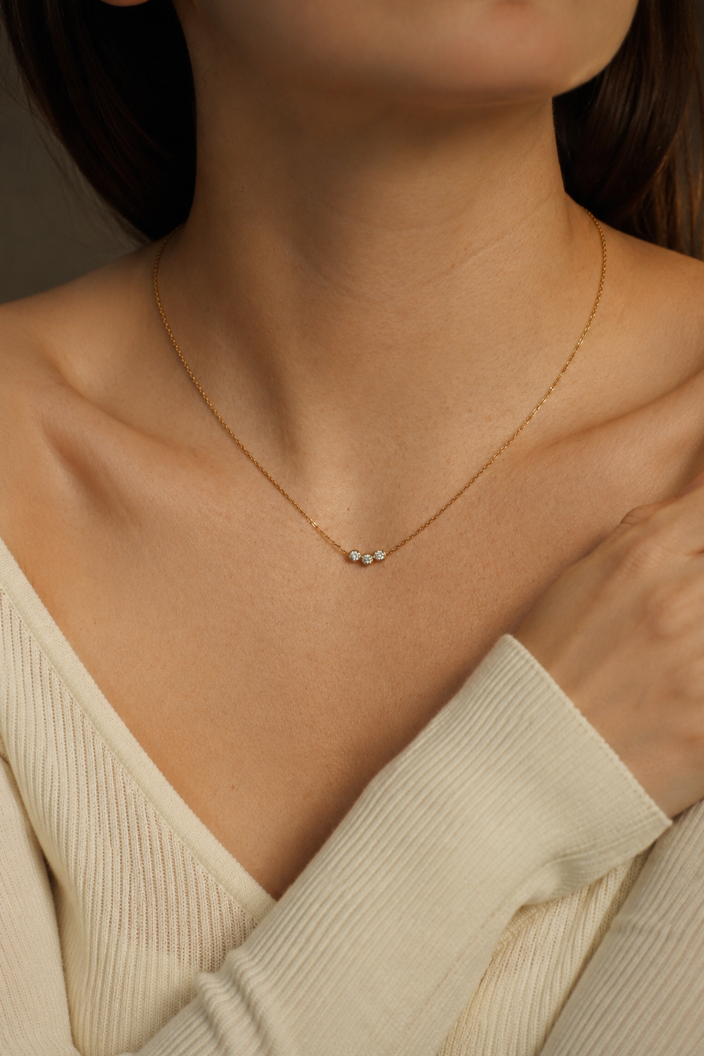 Trio Shine Necklace