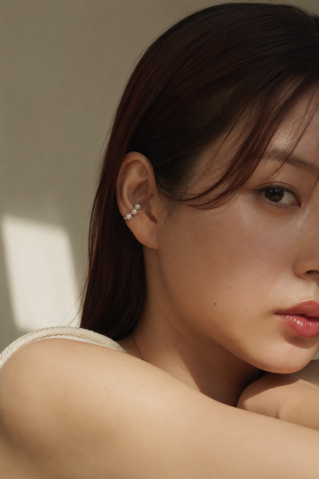 Milky Pearl Ear Cuff