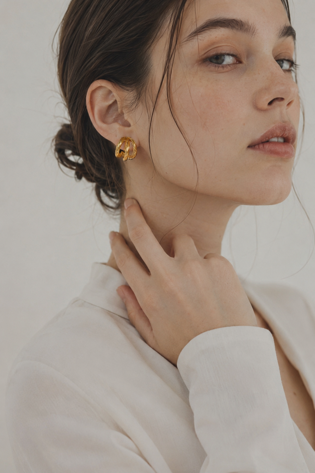 Flow Hoops Earring