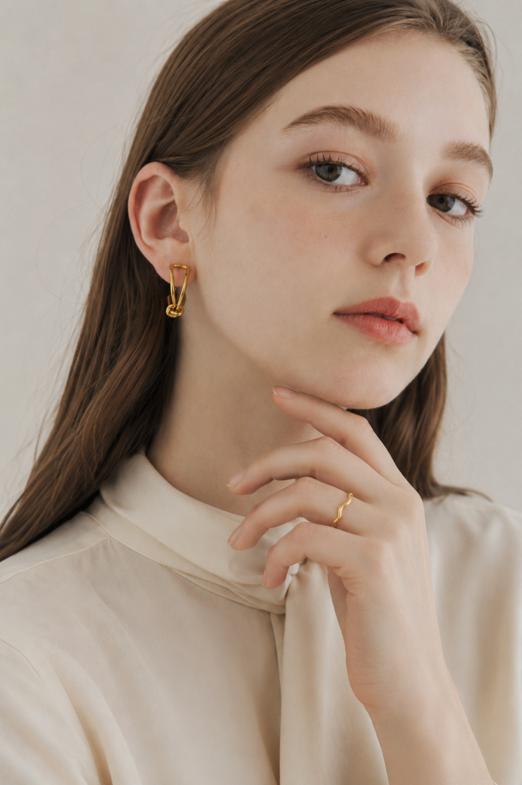 Cosmic Knot Earring