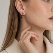 Liquid Drift Form Earring