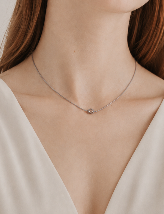 Knot Symbol Necklace