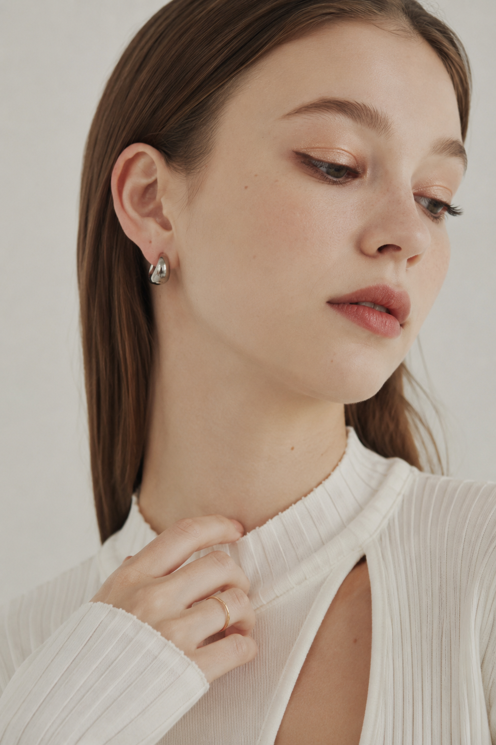 Honey Puff Clip Earring