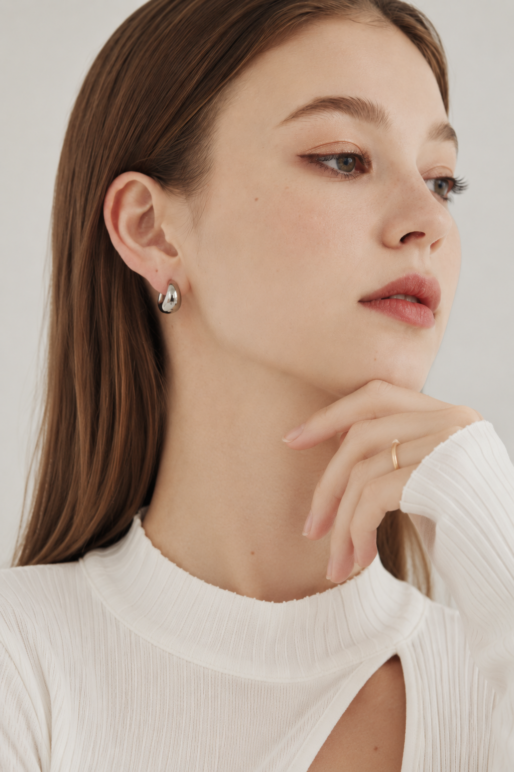 Honey Puff Clip Earring