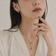 Luxe Drop Line Necklace