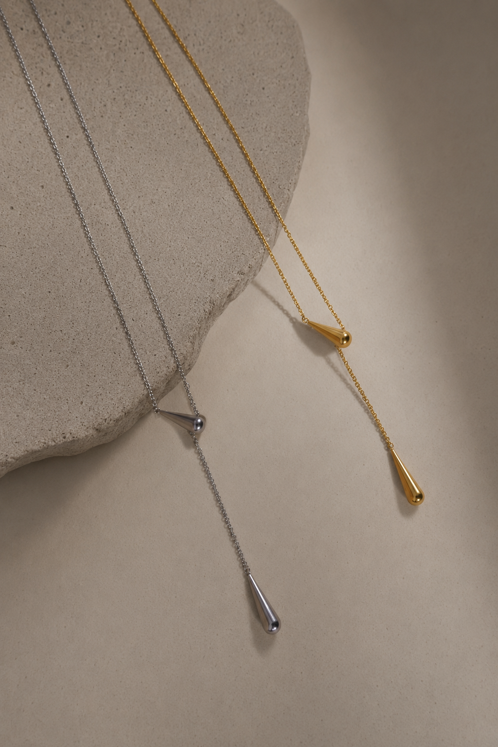 Luxe Drop Line Necklace