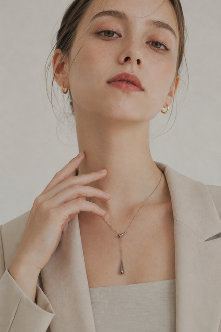 Luxe Drop Line Necklace