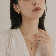 Luxe Drop Line Necklace