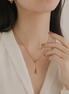 Luxe Drop Line Necklace