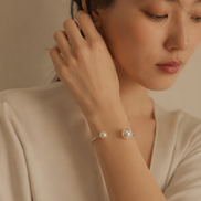 Pearl Orbit Bangle
