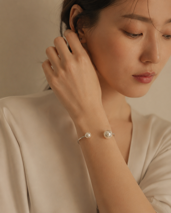 Pearl Orbit Bangle