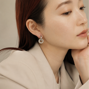 2way Pavé Hoop Pierce