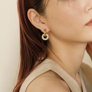 2way Pavé Hoop Pierce