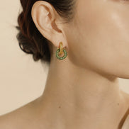 2way Pavé Hoop Pierce