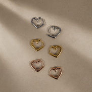 Modern Heart Hoop Pierce