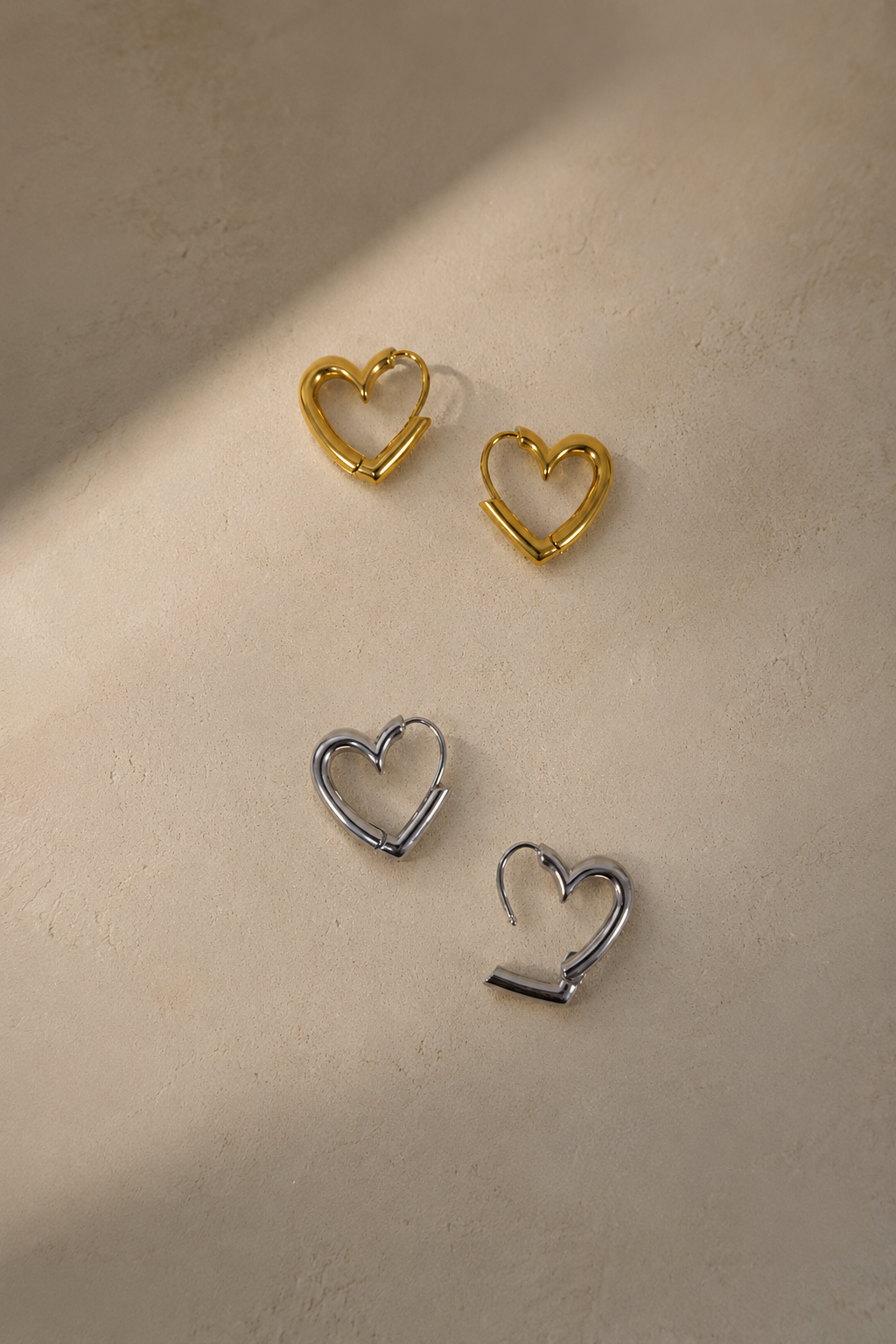Petite Heart Hoop Pierce