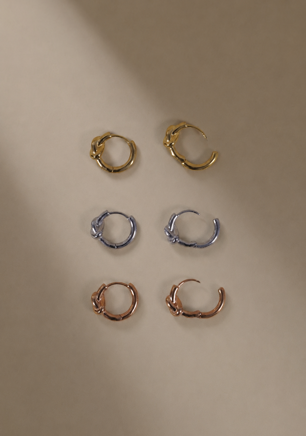 Knot Hoop Pierce