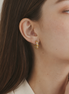 Twist Pavé Hoop Pierce