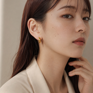 Mercury Loop Earring