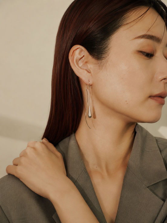 Linear Drip Charm Pierce