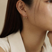 Modern Heart Hoop Pierce