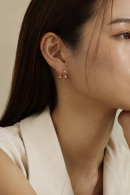 Modern Heart Hoop Pierce