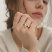 Melted Twin Ring