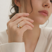 Melted Twin Ring