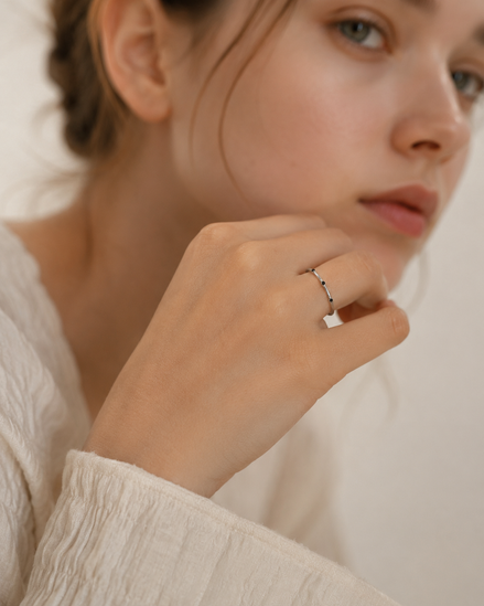 Midnight Dot Ring