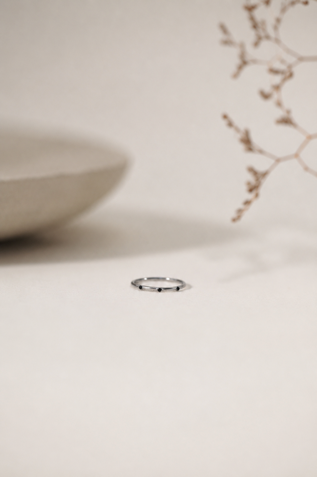 Midnight Dot Ring