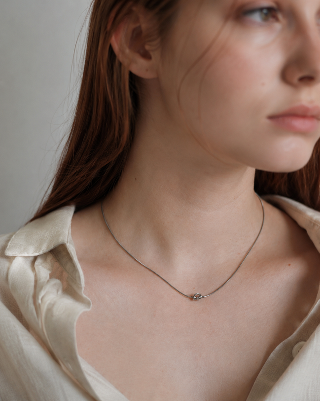Knot Symbol Necklace