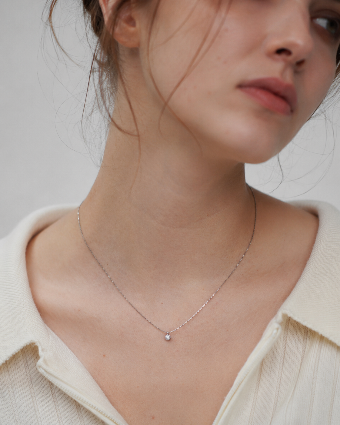 Éclat Tiny Pendant Necklace