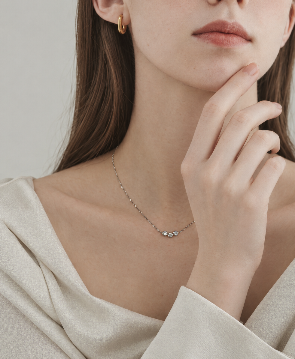Trio Shine Necklace