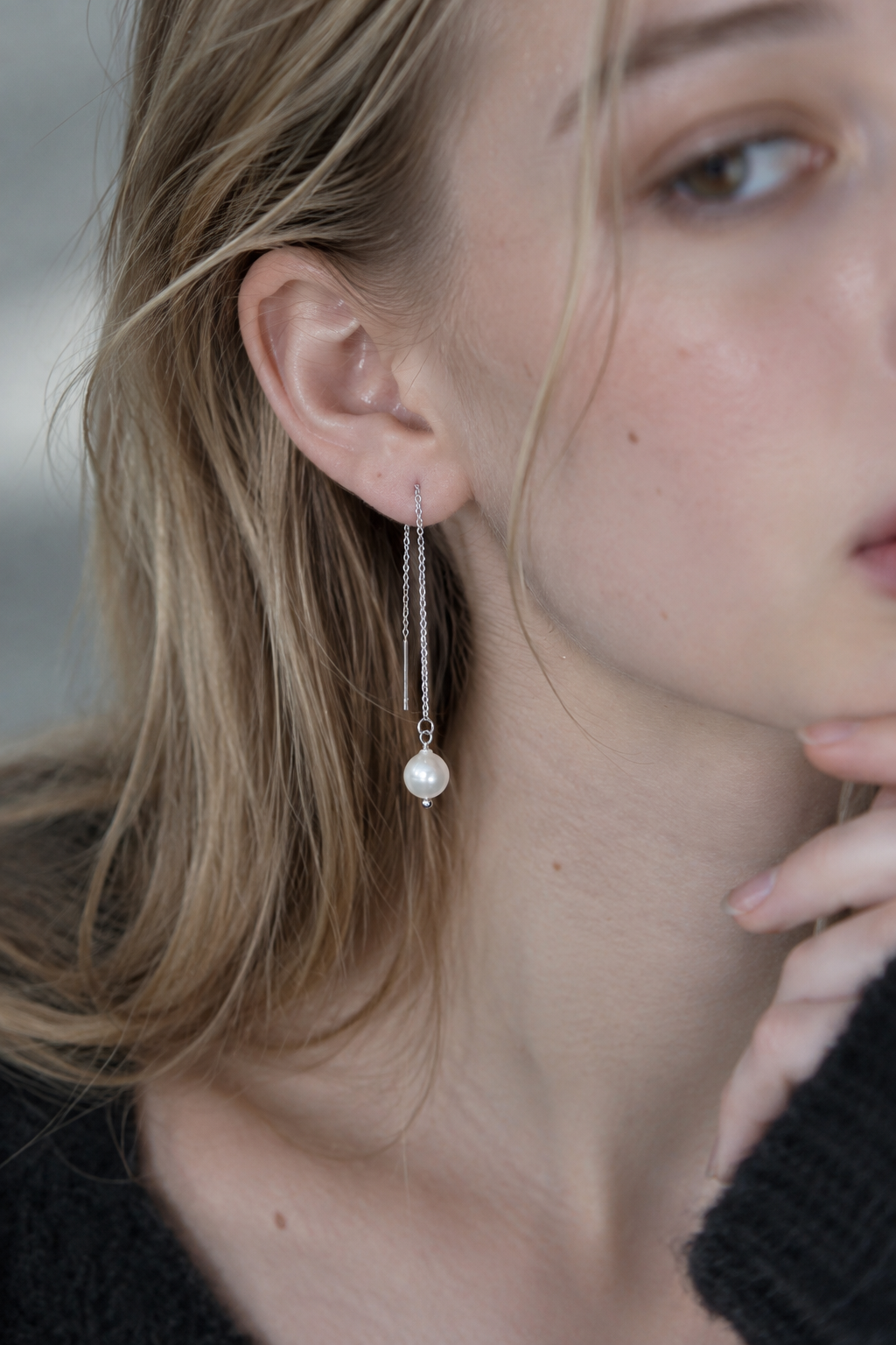 Chain Pearl Pierce