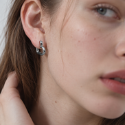 Modern Heart Hoop Pierce