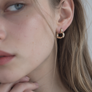 Modern Heart Hoop Pierce