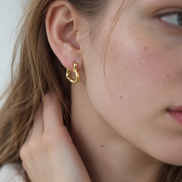 Modern Heart Hoop Pierce