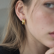 Egg Moon Earring